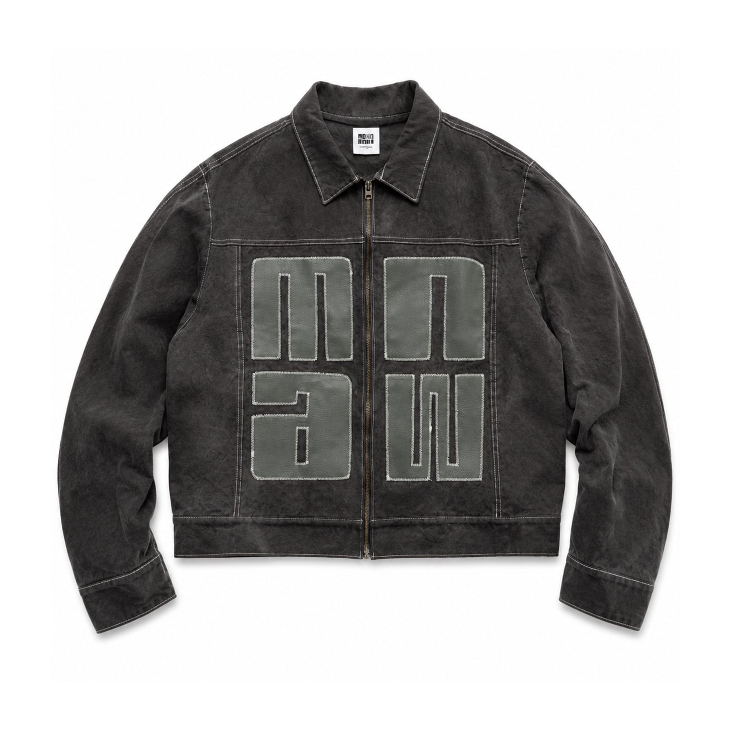 Chaqueta Gris Marina con Bolsillo Interior