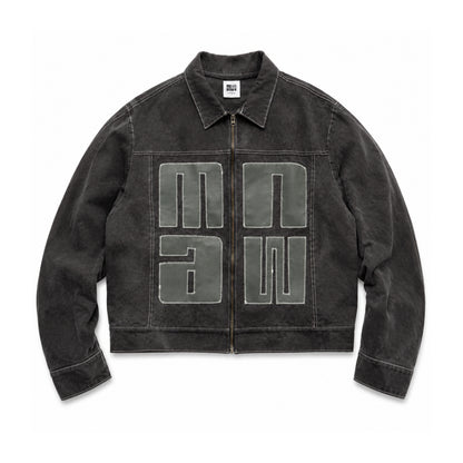 Chaqueta Gris Marina con Bolsillo Interior