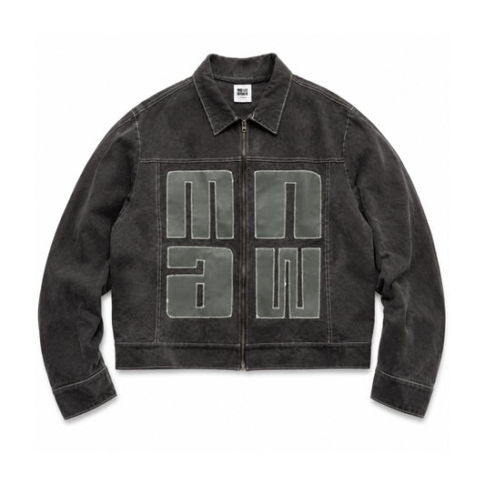 Chaqueta Gris Marina con Bolsillo Interior