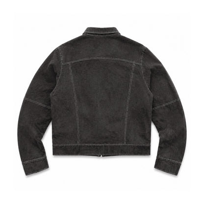 Chaqueta Gris Marina con Bolsillo Interior