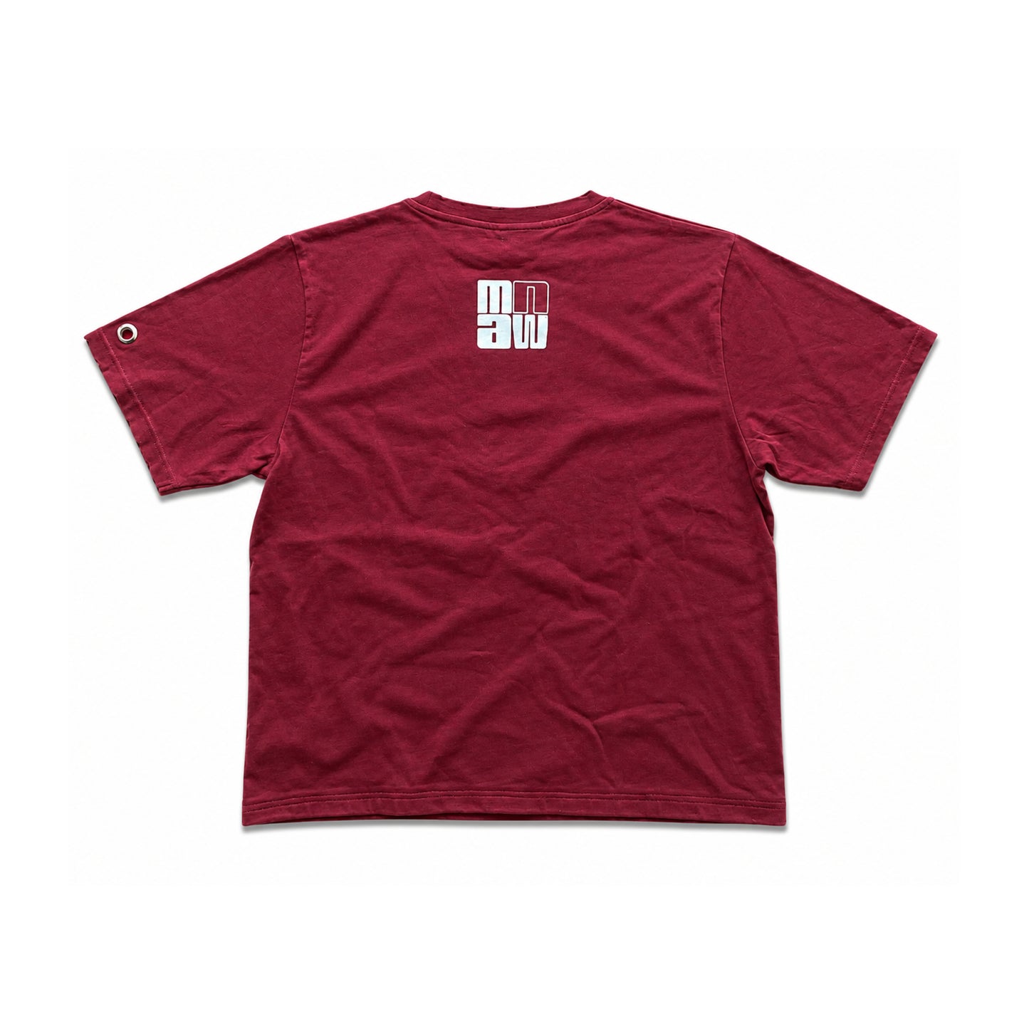 Camiseta Cropped con Acabado Sunfade y Detalles Desgastados