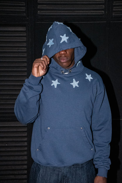 Sudadera con Patchwork de Estrellas